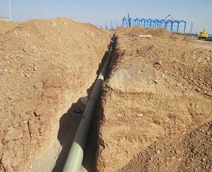Chadormalu water transmission pipeline Construction (C)
